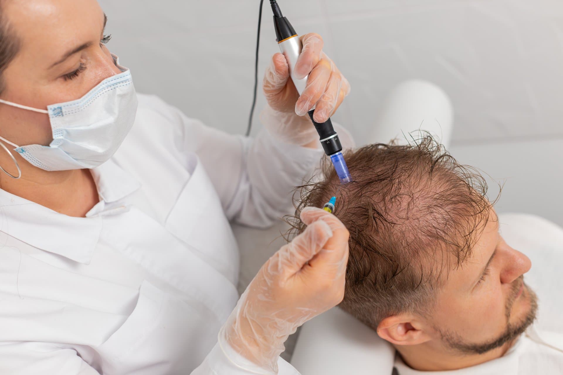 Exosomes cu microneedling Nanopors pentru scalp